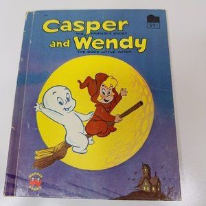 1976  Casper The Friendly Ghost And Wendy‎ The Good Little Witch - Wonder Books